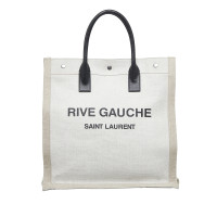 Saint Laurent Tote bag Canvas in Beige