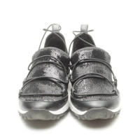 Jimmy Choo Chaussures de sport en Cuir en Noir