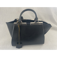 Fendi Peekaboo Bag Mini Leather in Black