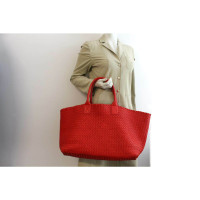 Bottega Veneta Cabat Leather in Red