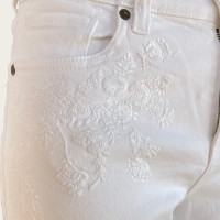 Etro Paio di Pantaloni in Cotone in Bianco