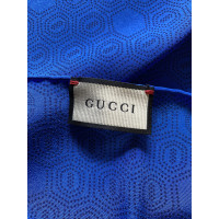 Gucci Scarf/Shawl Silk in Blue
