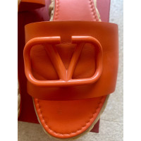 Valentino Garavani Sandals Leather in Orange
