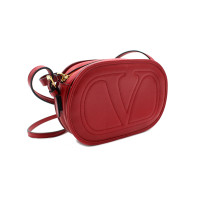 Valentino Garavani VSLING Small  Camera Bag aus Leder in Rot