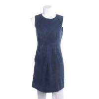 Diane Von Furstenberg Kleid aus Leder in Blau