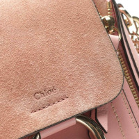 Chloé Faye Backpack Small aus Leder in Rosa / Pink