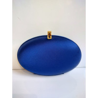 Gucci Clutch Bag Silk in Blue