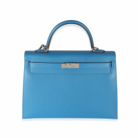 Hermès Shoulder bag Leather in Blue