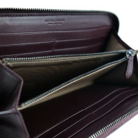 Bottega Veneta Zip Around Wallet Leather in Brown