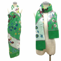 Hermès Schal/Tuch aus Baumwolle in Grün