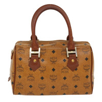 Mcm Handbag Canvas in Brown