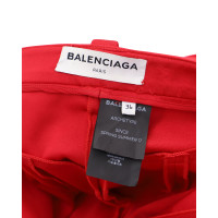 Balenciaga Paio di Pantaloni in Rosso
