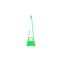 Balenciaga Hourglass XS en Cuir en Vert