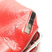 Bally Umhängetasche aus Leder in Rot
