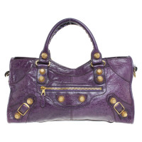 Balenciaga "Classic City Bag" in purple