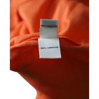 Diane Von Furstenberg Kleid aus Leinen in Orange