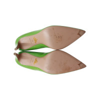Prada Sandals Patent leather in Green