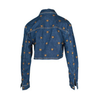 Moschino Veste/Manteau en Coton en Bleu