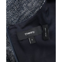 Theory Dress Linen in Grey
