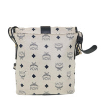 Mcm Borsa a tracolla in Pelle in Bianco