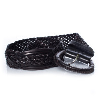 Anne Fontaine Belt Leather in Black
