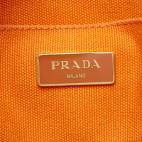 Prada Tote bag Canvas in Orange