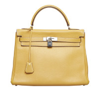 Hermès Shoulder bag Leather in Yellow