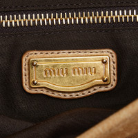 Miu Miu Shoulder bag Leather in Brown