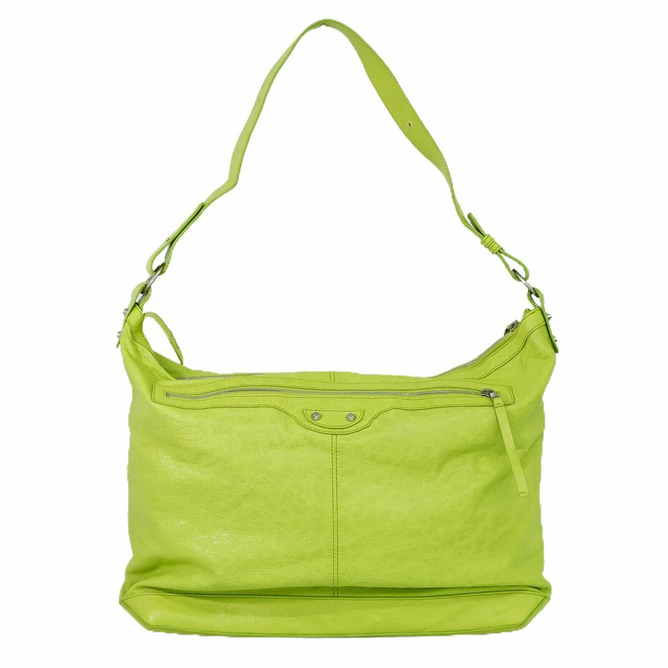 Balenciaga Sac à bandoulière en Cuir en Vert