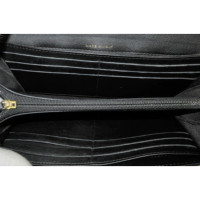 Chanel Boy Long Flap Wallet Leather in Black