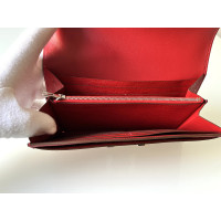 Hermès Constance Wallet aus Leder in Rot
