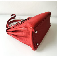 Hermès Kelly Bag 28 aus Leder in Rot