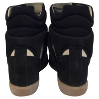 Isabel Marant Sneaker-Wedges in zwart / crème