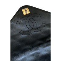 Chanel Flap Bag aus Leder in Schwarz