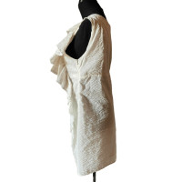 Atos Lombardini Dress Cotton in White