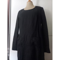 Jil Sander Dress Linen in Black