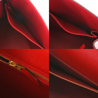 Hermès Kelly Leather in Red