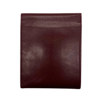 Cartier Bag/Purse Leather in Bordeaux