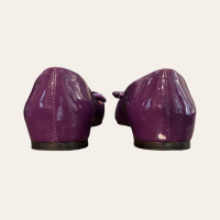 Salvatore Ferragamo Slippers/Ballerinas Patent leather in Violet