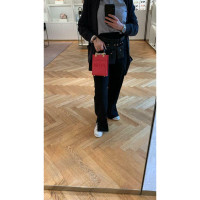 Fendi Sunshine Mini-Shopper aus Leder in Fuchsia