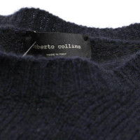 Roberto Collina Top Wool in Blue