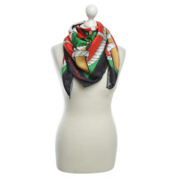 Dsquared2 Silk scarf with nautical pattern