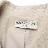 Balenciaga Giacca/Cappotto in Cotone in Bianco