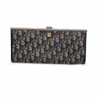 Christian Dior Clutch aus Canvas in Blau