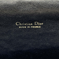 Christian Dior Clutch aus Canvas in Blau