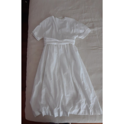 Maliparmi Kleid aus Baumwolle in Weiß