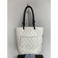 Chanel Cambon Bag aus Leder in Weiß