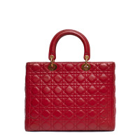Dior Lady Dior in Pelle in Rosso