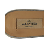 Valentino Garavani Sandalen aus Leder in Silbern