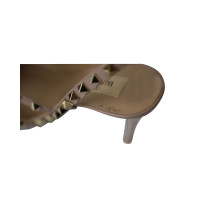 Valentino Garavani Sandals Patent leather in Nude